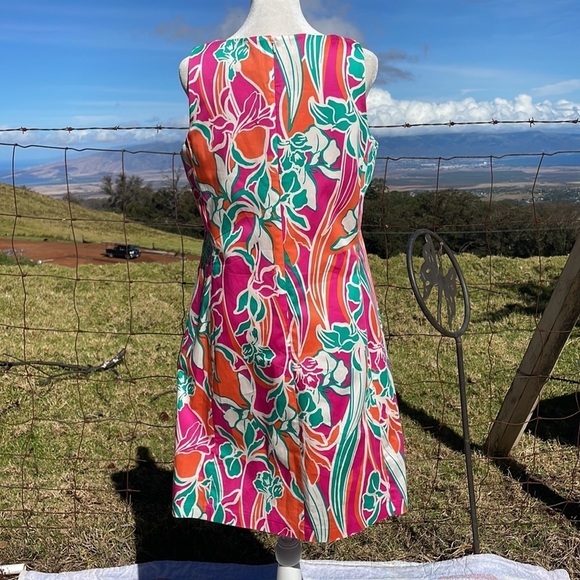 ANNE Klein Colorful Sleeveless Shift Dress 6 - Picture 7 of 10